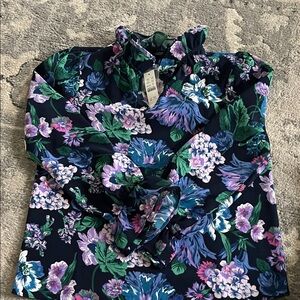 J. Crew Floral Blouse